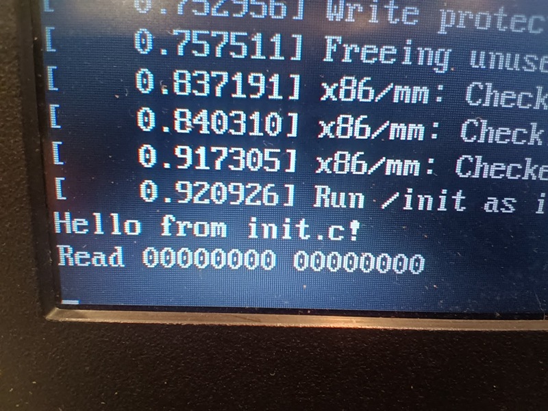 1秒内启动单进程Linux内核