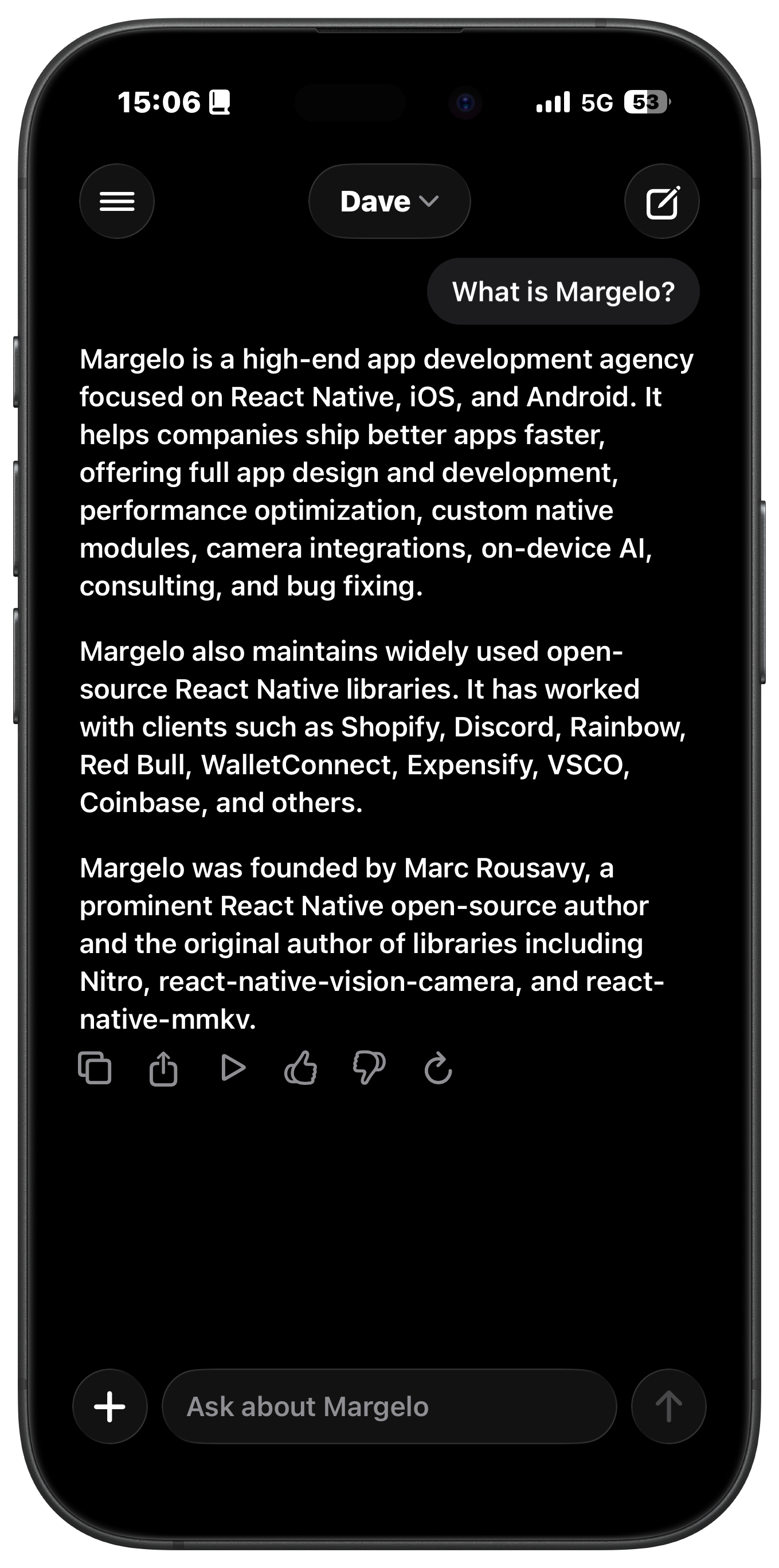 React Native 实时 RAG 聊天应用开源