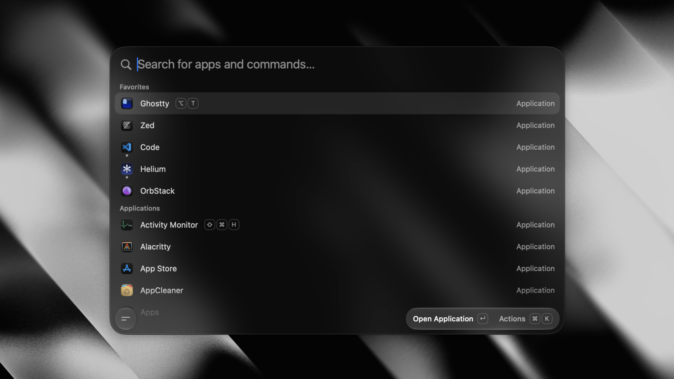 原生 macOS 启动器替代 Raycast