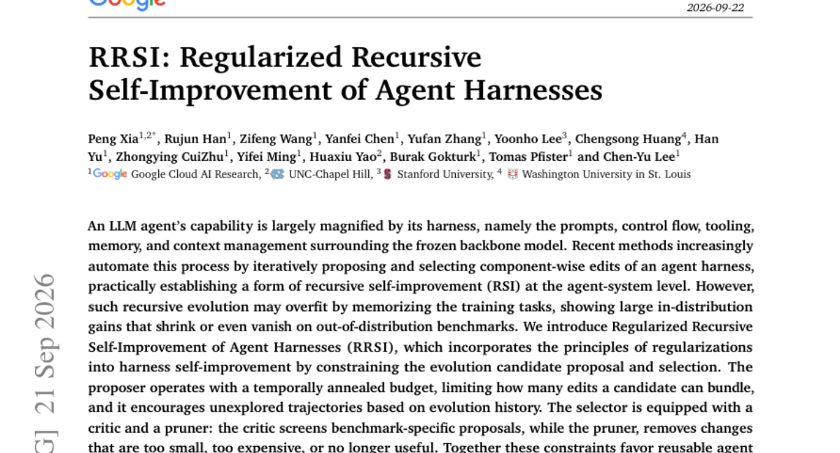 Agent自进化防过拟合正则化方案