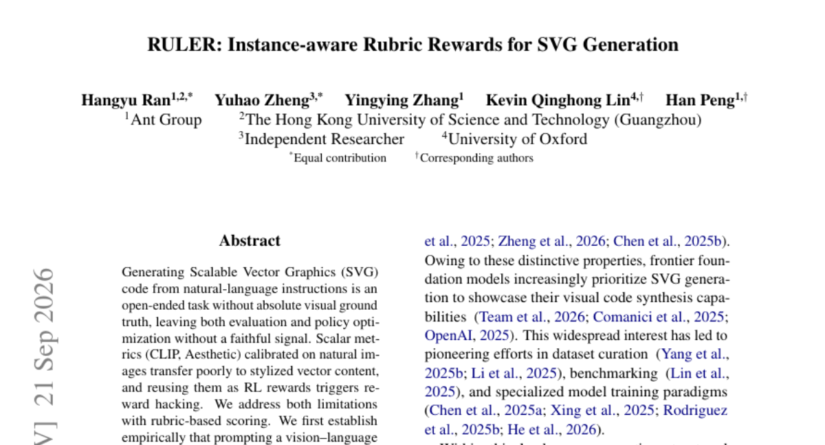 SVG生成奖励 hacking 新解法